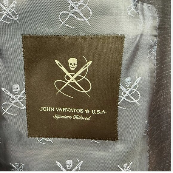 John Varvatos Bleecker Blazer Jacket Navy Cerruti Prestige 130's Wool Luxury - Picture 6 of 16